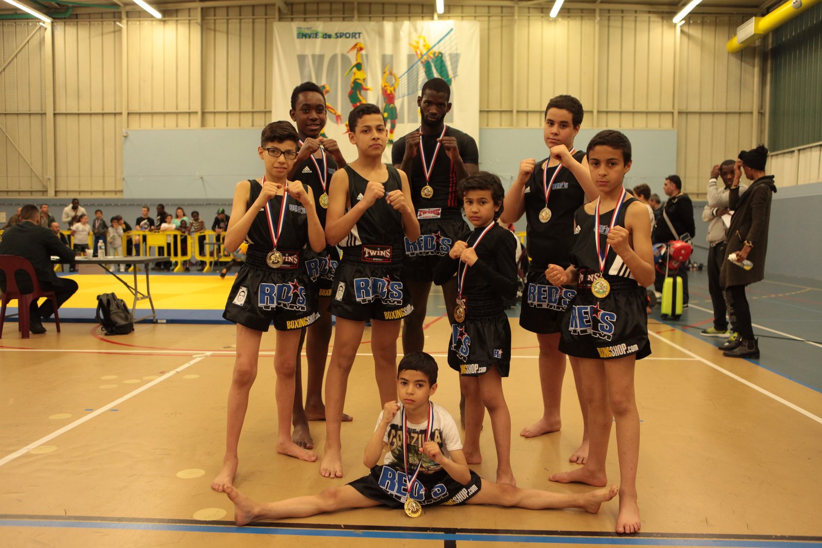 Champions RED'S Team — Nos médaillés aux Coupes d'Île-de-France de Kick-Boxing & de Muay Thaï